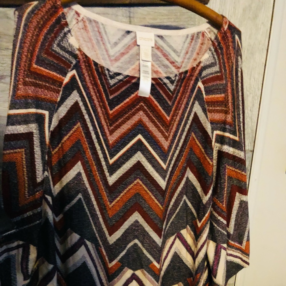 CHICO’S Poncho top in size L/XL hippie chic